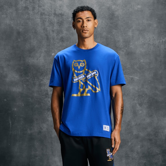 Chelsea X OVO Owl Tee - Royal Blue